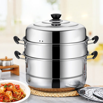Symple Stuff Non-Stick Stainless Steel Soup Pot