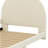 Upholstered Daybed With Rabbit Ear Shaped Headboard-2085556612