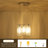 Grasmere 3 - Light Cluster Cylinder Dimmable Pendant with Crystal Accents-1195614566