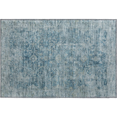 Premium Machine Washable Verlin AMF1773 Border Rug
