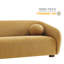Canapé en chenille 85 po Kashvi