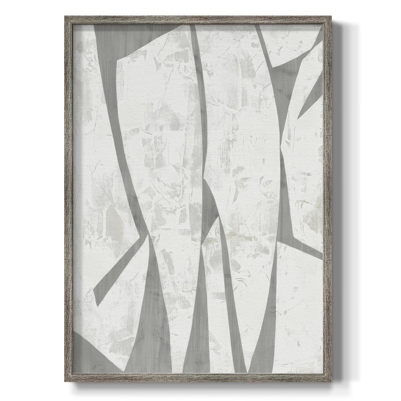 Stone Stone I, reproduction encadrée - bois massif, H 15 po x l 12 po