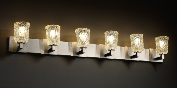 Cielle 6 - Light Vanity Light, White Frosted, Polished Chrome