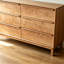 Table buffet avec poignée en bois massif Mortise And Tenon-1951980841