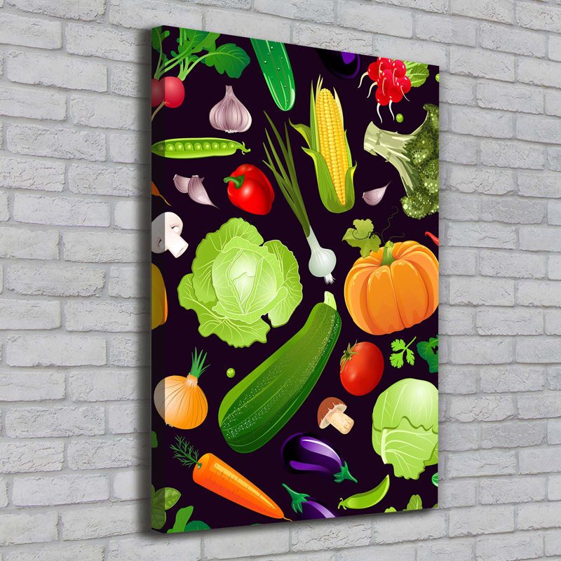 Vegetables - Wrapped Canvas Print