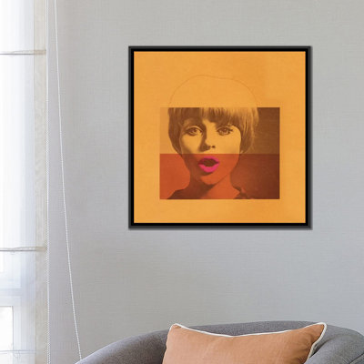 «Lip Service» par Hemingway Design - Reproduction d'art sur toile tendue avec châssis