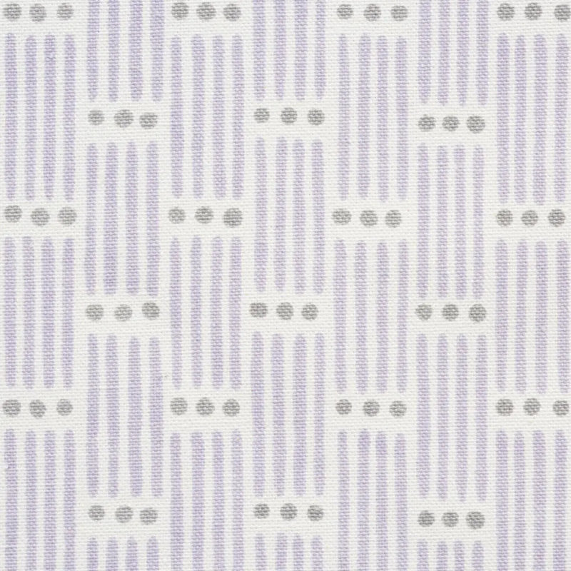 Tissu rayé à pois, Mauve