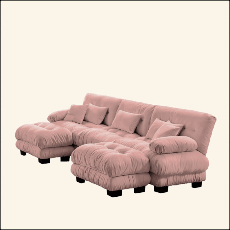 Canapé modulaire Luxury Luxury, Rose