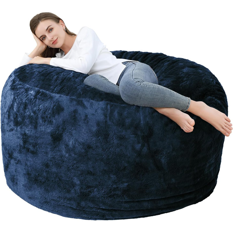 Housse pour fauteuil à billes seulement, housse pour fauteuil de lecture pour adultes, H 28 po x l 48 po x P 48 po