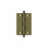 Deltana CH3020CR003 3" x 2" Hinge, w/ Ball Tips in PVD Polished Brass Pair