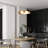 1-Light Led Drum Chandelier Light