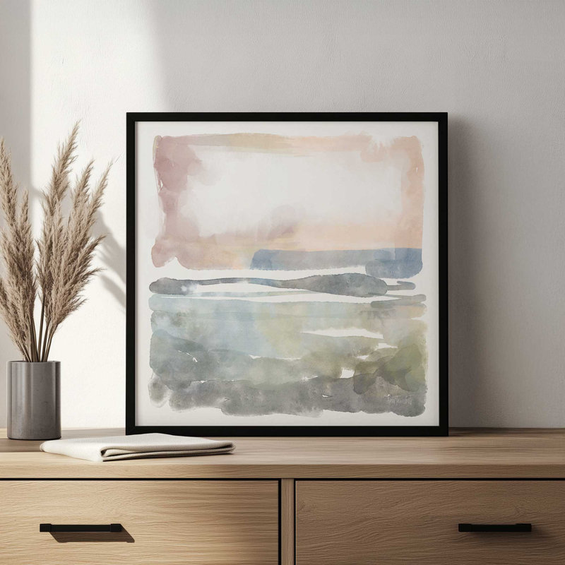 «Soft Abstract» par Anne Tavoletti, reproduction d'art, Argent, H 12 po x l 12 po