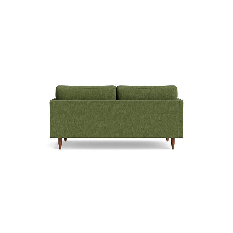 Skinny Fat Loveseat (70"), Performance Weave - Basil