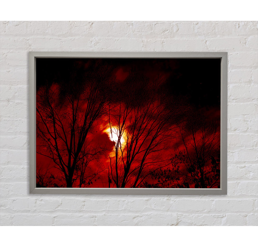 Rotes Mondlicht - Druck