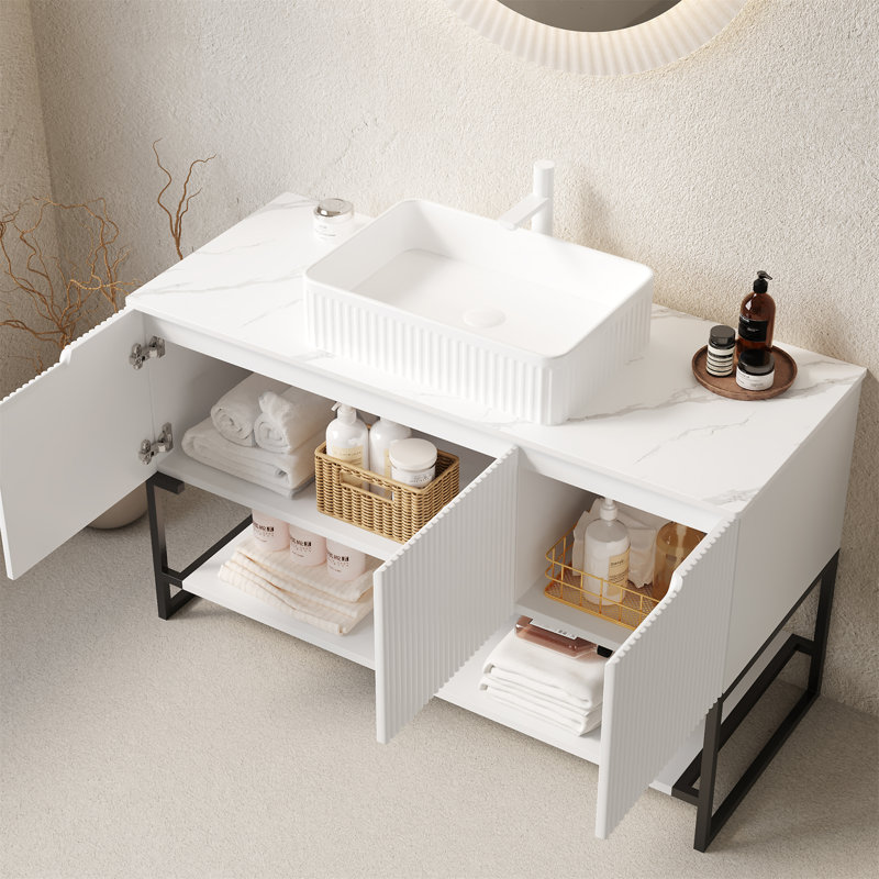 Meuble-lavabo avec lavabo vasque 48 po TULIO