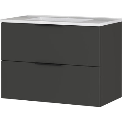 Alonza 810mm Single Bathroom Vanity with Solid Surface Basin