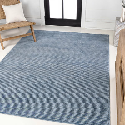 Tapis bleu / blanc Wolcott