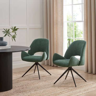 Chaise de bureau et de salle à manger rembourrée Lyla