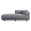 Canapé modulaire 51 po méridienne Sunday-31790013-31790014