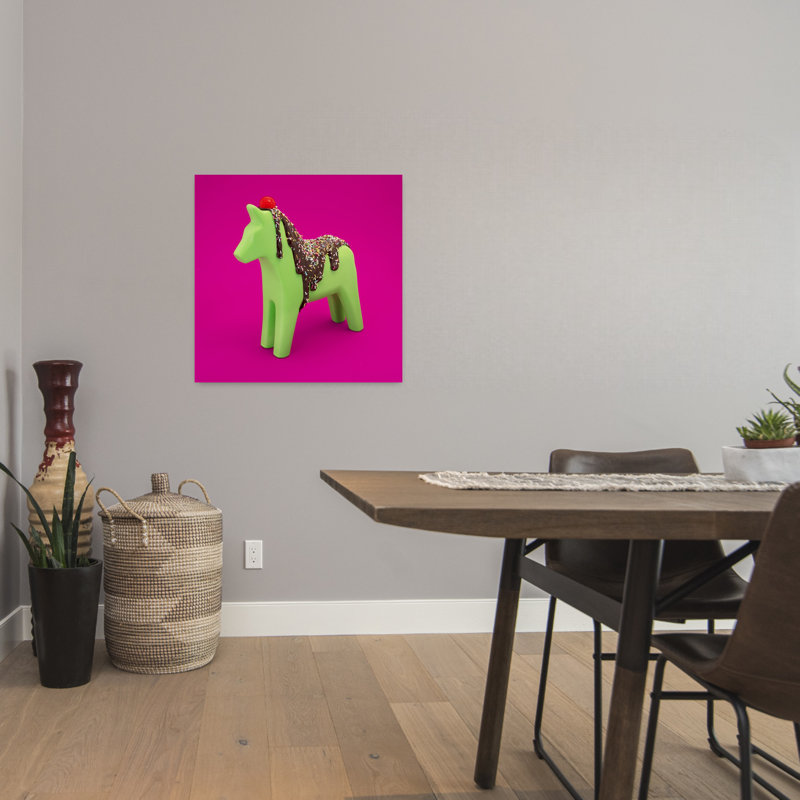Art contemporain contemporain abstrait coloré, H 24 po x l 24 po