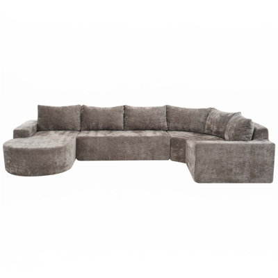 139" Oversized Modular Sofa Cloud Sectional Sofa Set