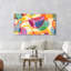 Colourful Abstract Painting: Fun Fair by Steve Roja - Wrapped Canvas Painting-607136632