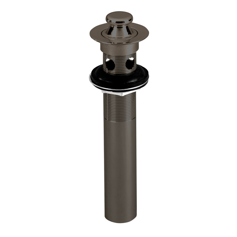Lift and Turn 1.5" Lift and Turn Bathroom Sink Drain with Overflow, Oil Rubbed Bronze