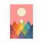 «Rainbow Peak» par Andy Westface - impression d'art graphique-52534690-52534692-52534691