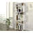 Lucy-Lee Geometric 6-Shelf Wall Library 64"H-23"W-844672923