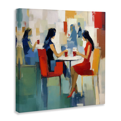 Art mural sur toile, "Vue du restaurant" par Irena Orlov