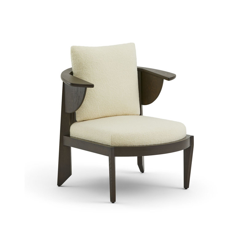Frank Lloyd Wright Rockford Chair, Smoked Oak