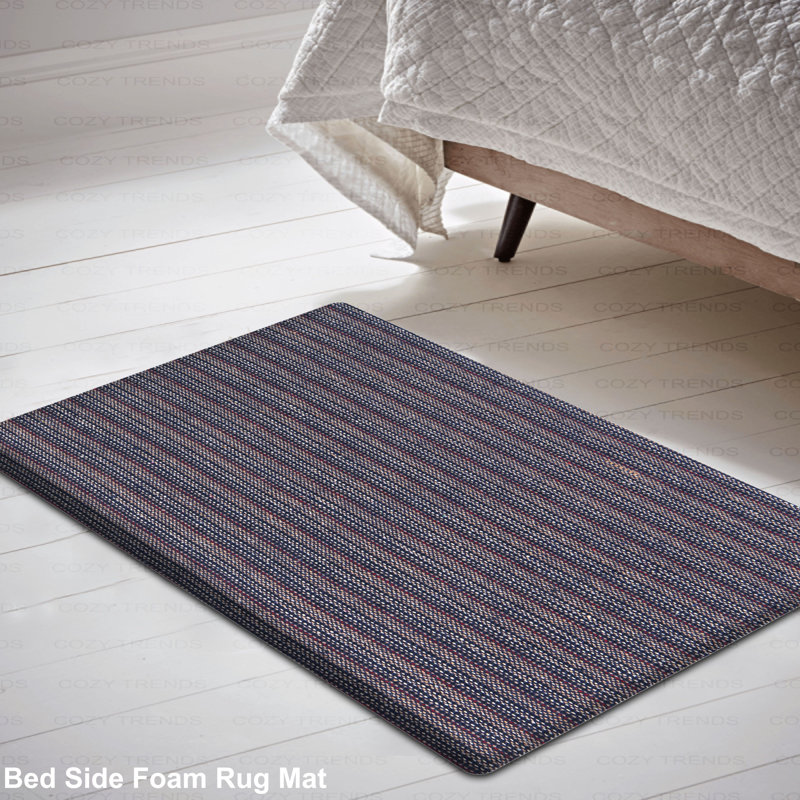 Geometric Water Resistant Anti-Fatigue Non-Skid Kitchen Mat, Multicolor
