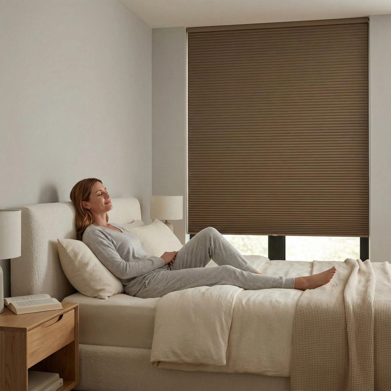34“ Wide Cordless Blackout Top Down Bottom Up Cellular Shade