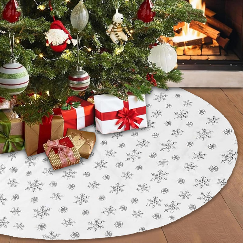 Faux Fur Tree Skirt
