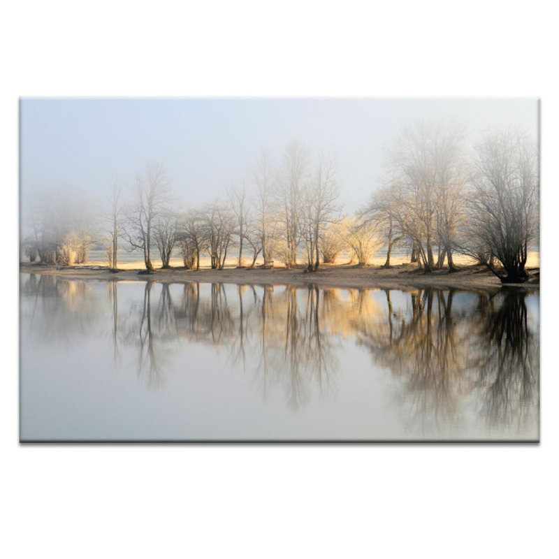 January Morning by Photographers Lane - No Frame Print on Canvas, Wrapped Canvas, 102cm H x 152cm W