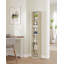 Bookcase, Tall Narrow Bookshelf, Wooden Bookcase with Open Storage Shelf, for Living Room, Home Office, Bedroom-373254588-378721576