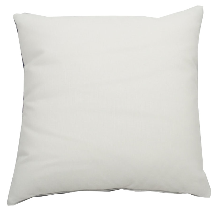 Halo Indoor/Outdoor Throw Pillow Cover & Insert, 22" x 22", Indigo