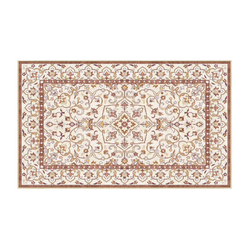 Tapis oriental en chenille / polyester tissé à la main Sofya, Rectangle de 5 pi x 8 pi