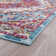 Teshawna Esmay Performance Blue/Red Medallion Rug