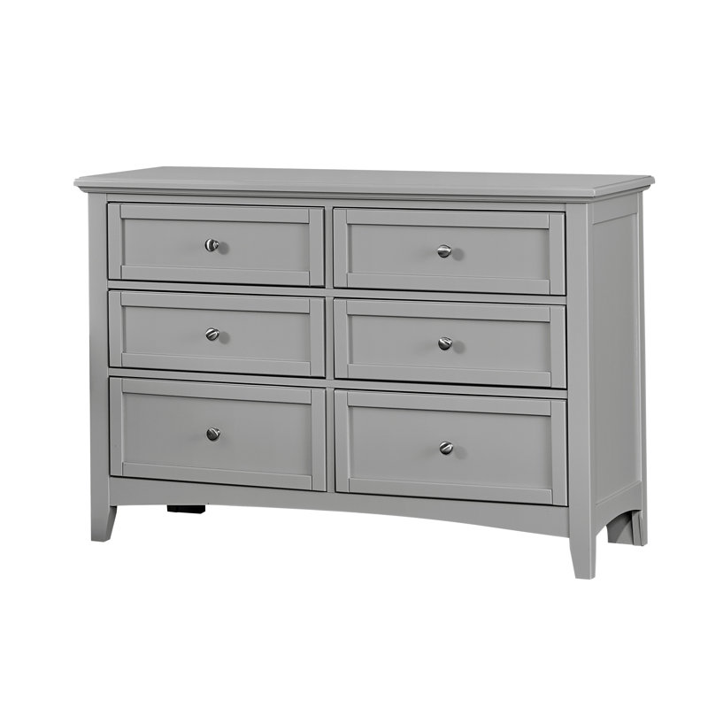 Aqib 52'' W 6 - Drawer Dresser, Urban Gray