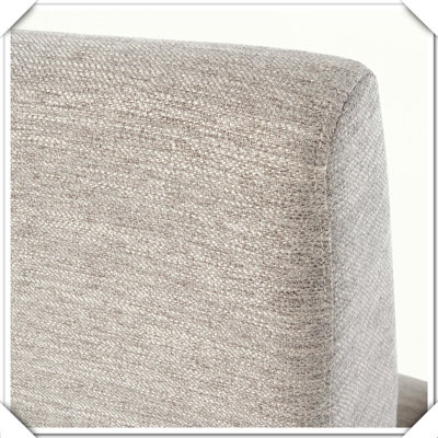 Push Back Recliner Side Pocket Fabric Armchair Rivet Accent Stylish Durable Practical