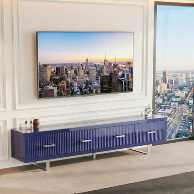 Meuble télé avec 4 tiroirs de rangement