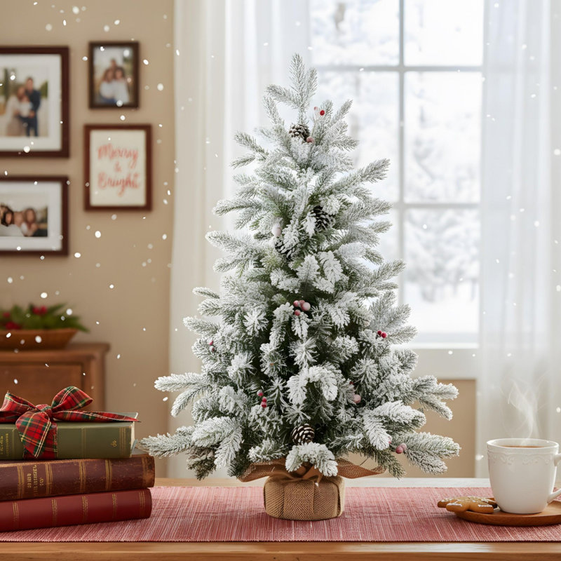 Arbre de Noël moderne de table 3 pi avec 355 pointes