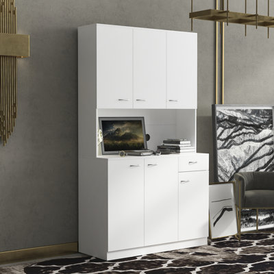 70,87 po de hauteur garde-robe et armoire de cuisine