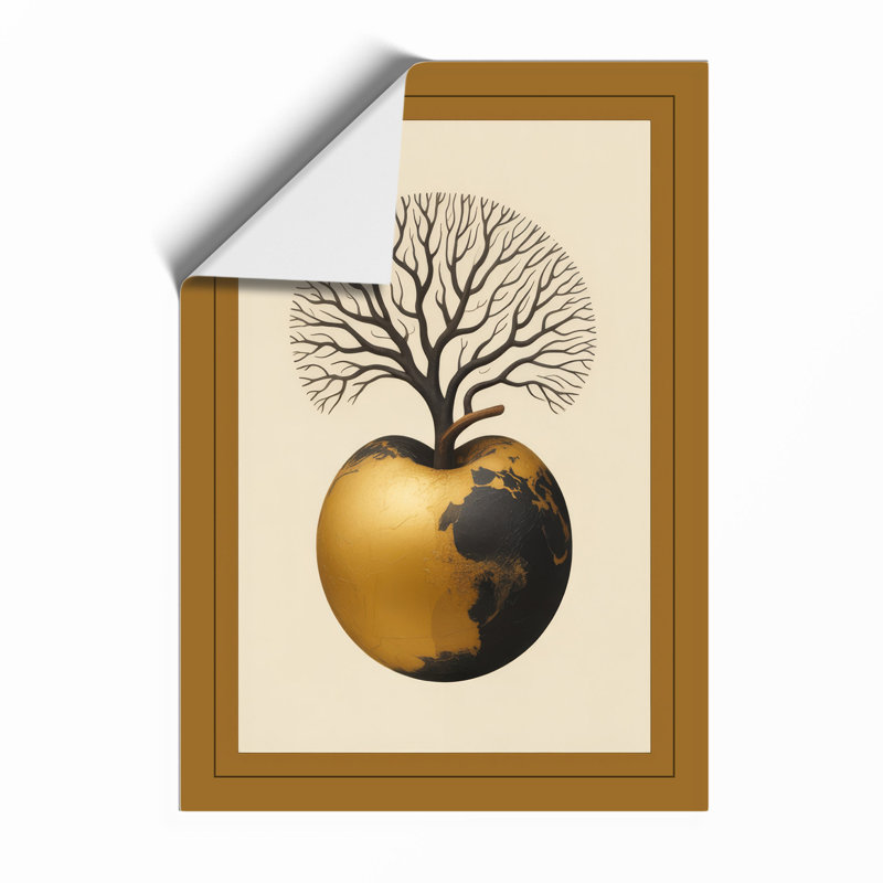 Tree Of Duality Minimalist - Print, Unframed, A1 - 84.1 x 59.4 cm