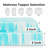  2/3 Inch Cooling Gel Memory Foam Mattress Topper for Back Pain Relief,3 Inches,Twin-1229138930-1229138934