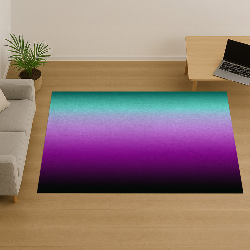 Abstract Area Rug, Runner 70 x 140 cm