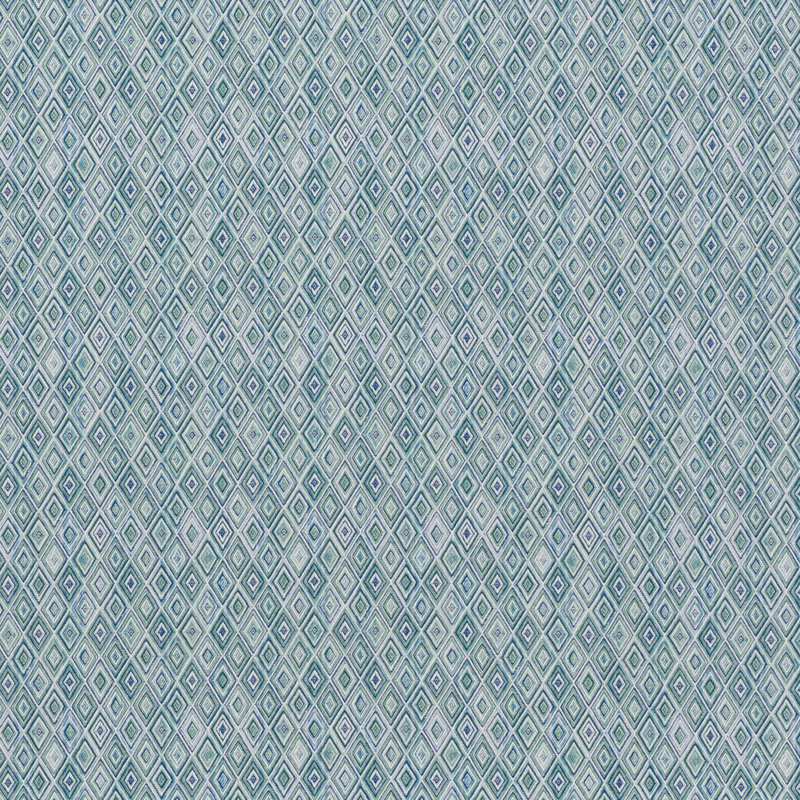 Diamond Strie Indoor/Outdoor Fabric, Peacock