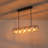 5-Light Dimmable Rectangle Kitchen Island Chandelier-162394468