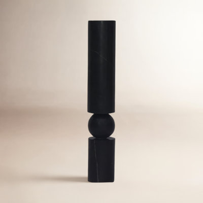 15" Hemmingway Black Marble Statuary Elegant, Timeless Sculptures for Discerning Homes